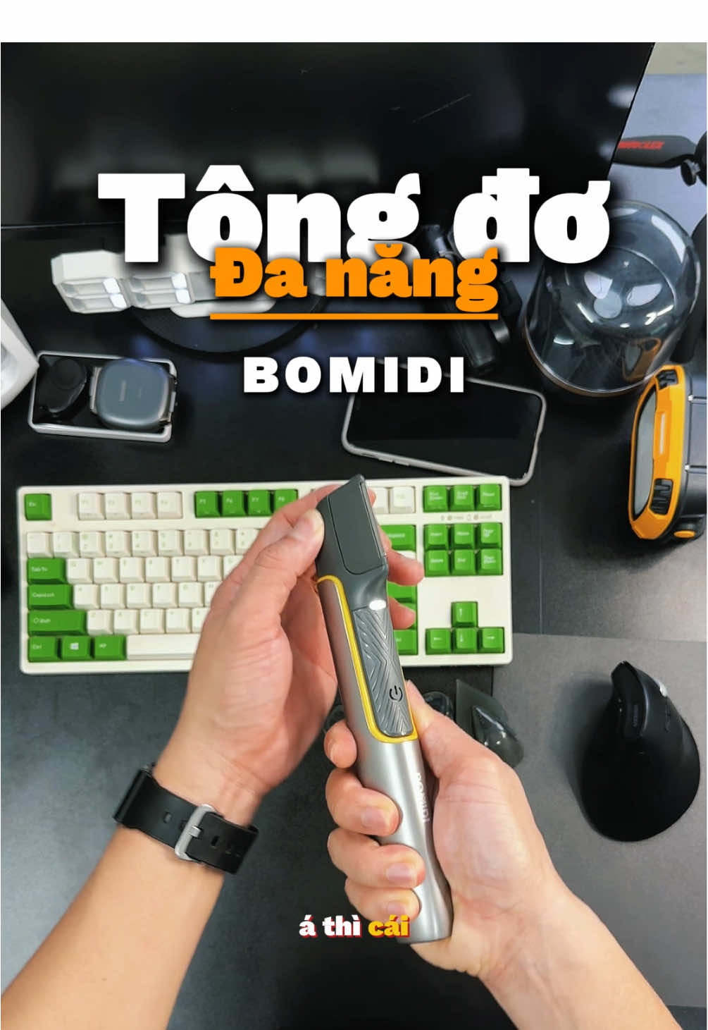 Tông đơ cắt tóc dọn lông đa năng gia đình Bomidi #anhkythuatreview #tongdocattoc #tongdocattocchobe 