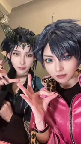 grrr🐲 #ツイステコスプレ #デュースコスプレ #マレウスコスプレ  デュース:@小籠包太郎 