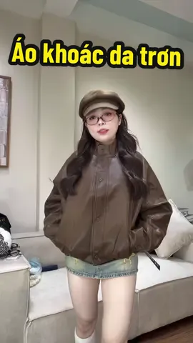 Áo khoác da #aokhoac #aokhoacnu #xuhuong 