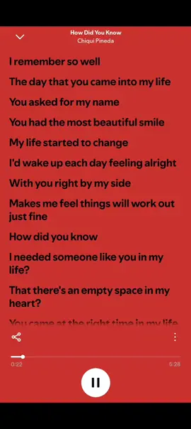 No words can express how much I love you #howdidyouknow #lastingmoments #spotify #foryou 