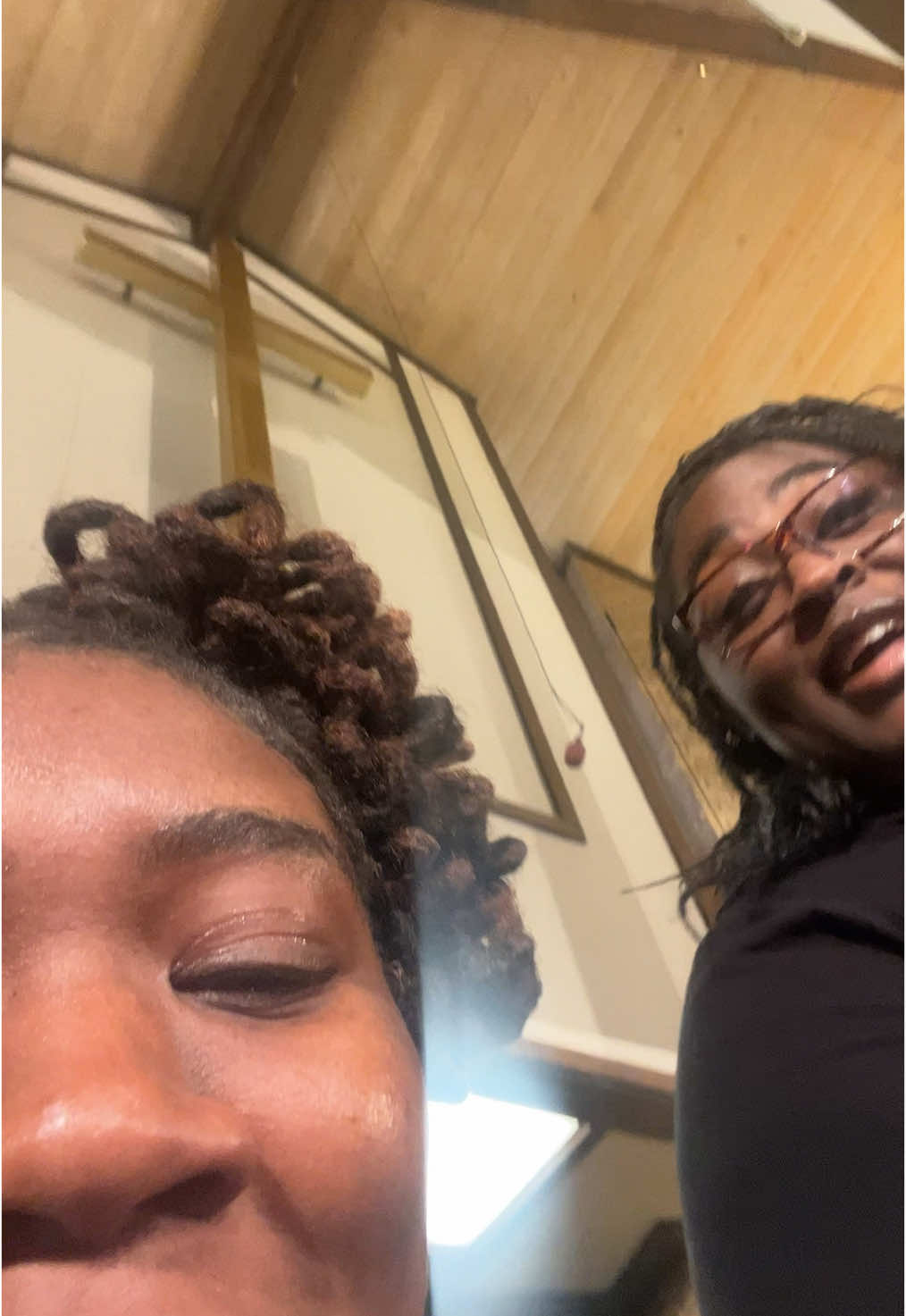 still waiting on church to start