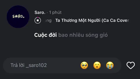 Cuộc đời bao nhiêu sóng gió, ta đâu nỡ để em lo #_saro102 #lyrics #nhachaymoingay #xuhuong 