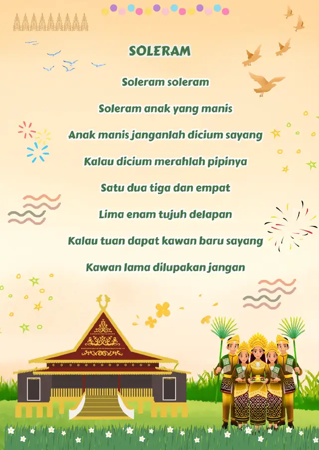 #soleram #riau #lagudaerah #liriklagu 
