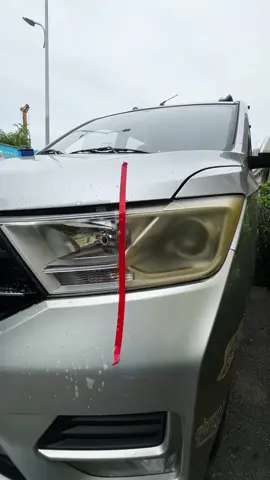 Car lights yellow and old,don’t need to change,directly with it #detailing #detail #diamondclear #carlightcleaner #carlights  