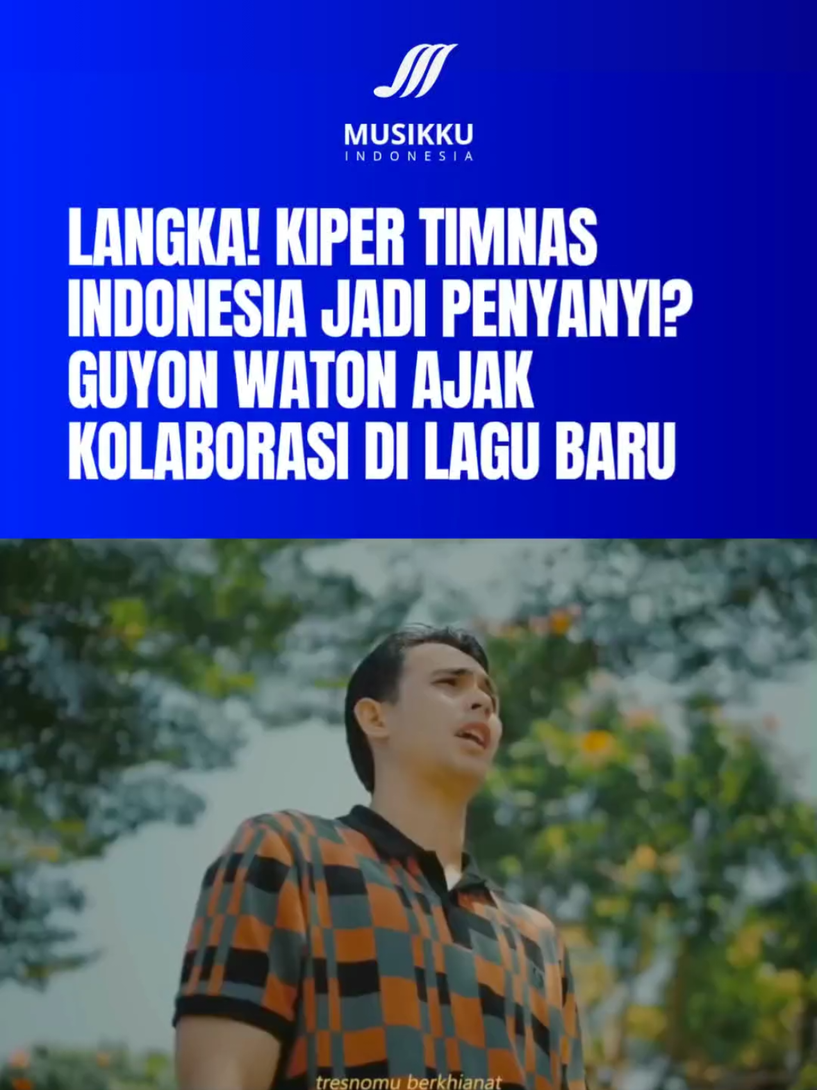 Langka banget! Grup musik asal Yogyakarta, Guyon Waton, menggandeng kiper Timnas Indonesia, Nadeo Argawinata, dalam lagu terbaru mereka berjudul “Cidera Serius.” Kolaborasi tak terduga ini langsung mencuri perhatian. Lagu ini pun menuai banyak respons positif, termasuk dari sesama pemain Timnas seperti Jay Idzes dan Kevin Diks yang ikut mengomentari unggahan Guyon Waton di Instagram. #musikku