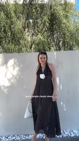 We love a simple classic polka dot dress #polkadotdress #classicoutfit #elegantstyle #summerdress #classicoutfit dress: @Cupshe Swim & Apparel 