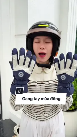 Gang tay lót lông đi xe máy #gangtaydixemay #gangtaymuadong #gangtaylotlong #ngocngannga 