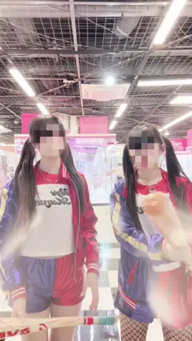 バイト前の１時間でハーレイクインした❤️💙 #ハーレイクイン #fyp #高校生 #おすすめ 