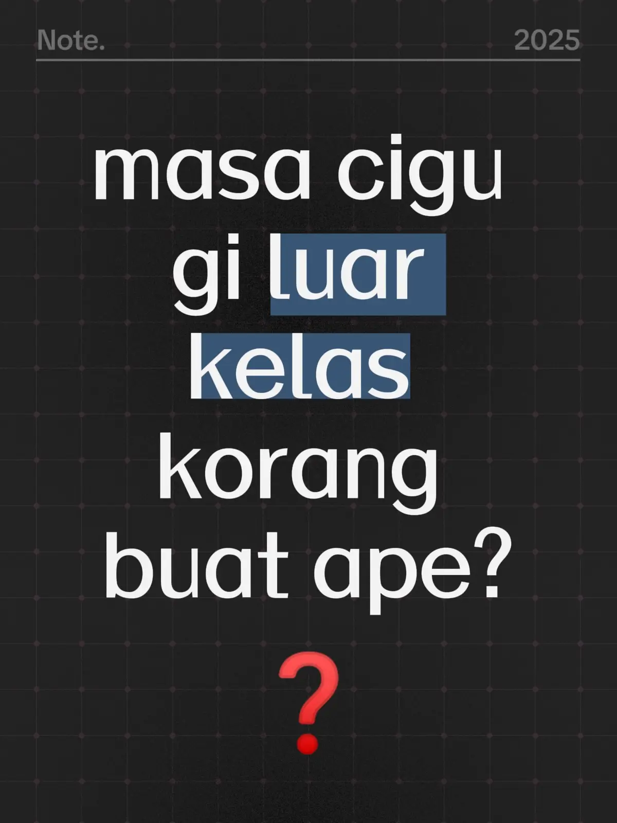 Aku beelawan tangan #schoollife #stress 