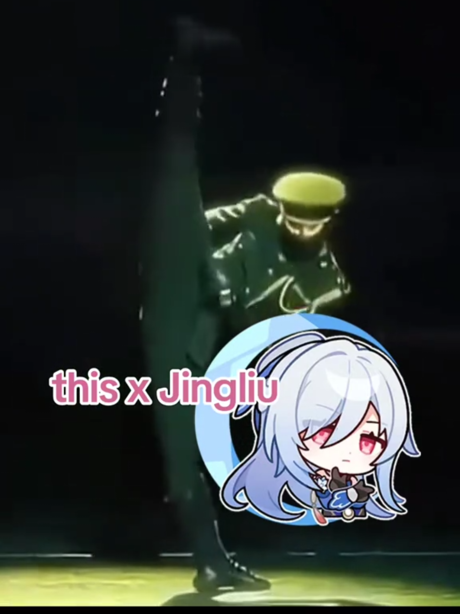 i love my girl husband #jingliu i hope she comes back from  j̶a̶i̶l̶ war soon #hsr #HonkaiStarRail for some reason the sound got yoinked but i was using the one from that chinese military dance trend