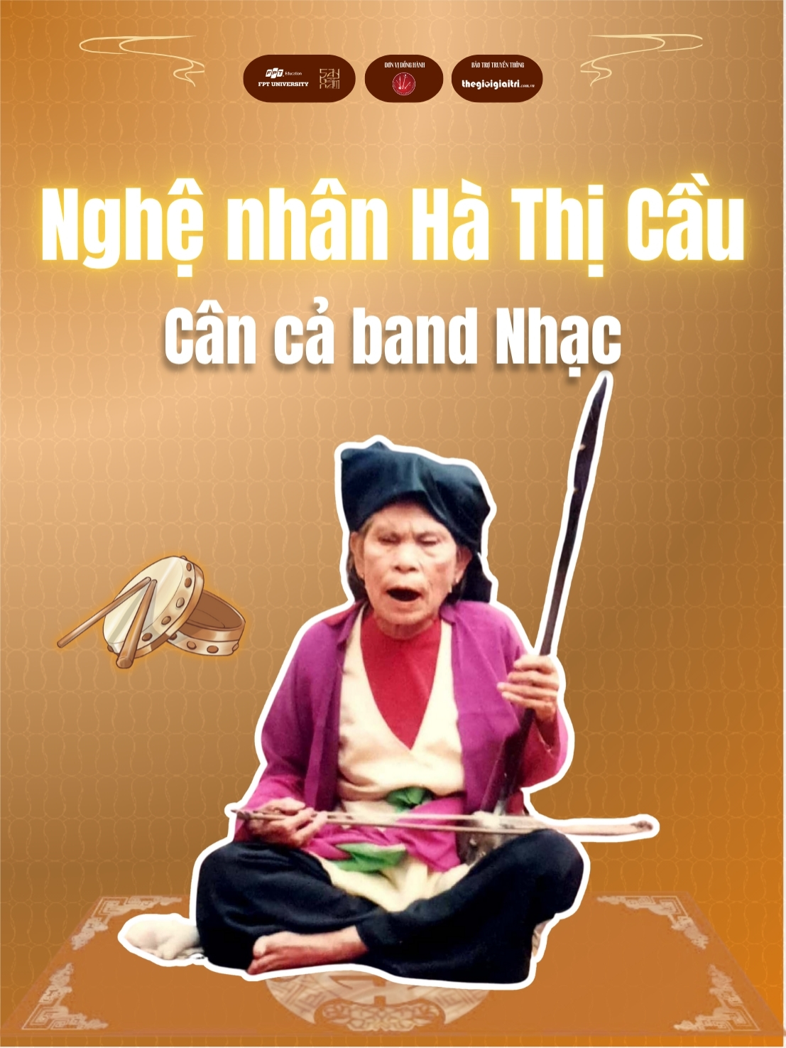 Vừa hát vừa chơi 3 lại nhạc cụ cùng 1 lúc thì sẽ như thế nào?? (Tư liệu: XẨM - Nghệ nhân Hà Thị Cầu - 1998 - Đạo diễn: Bùi Thạc Chuyên) #hatxam #sayxam #dienxuongdangian #sayxam2025 #hathicau #GenZ