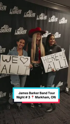 11.01.25 📍 Markham ✨ Night # 3 of the @James Barker Band Tour! Woww so much love from all of you it was overwhelming! Signs and everything 🥹🙏 #CountryMusic #OnTour 