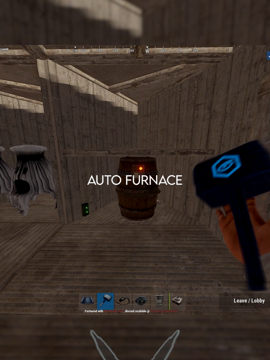 Auto furnace guide in Rust  #rust #rusttok #rustgame #rustguide #rustbuilding 