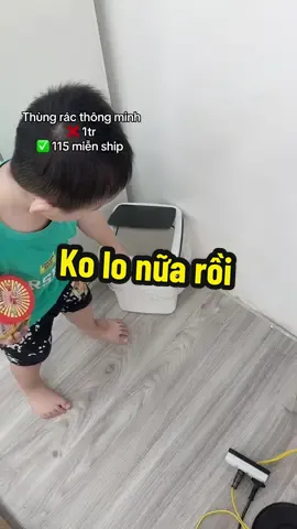 Từ nay ko lo bé trong nhà đụng tay vào thùng rác nữa rồi #thungrac #thungracthongminh #dogiadung  #xhtiktok #viral 