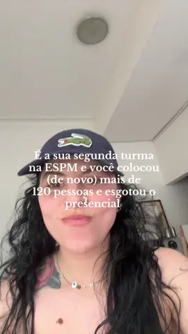 E aconteceu de novo, amigas! Presencial esgota uma semana antes e mais de 120 alunos em uma única turma 💅🏻💕💕💕💕 se a gente entra é pra fazer história, tá? #socialmedia #marketingnotiktok #midiassociais #tiktokmarketing #espm 