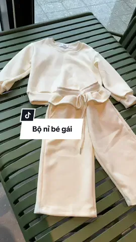 Bộ nỉ đẹp bé gái#bonibegai#bodobegai#setbobegai #bothudongbegai 
