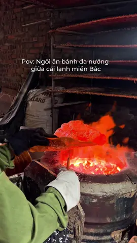 Mời mọi người về làng Thổ Hà ăn bánh đa nướng giữa cái lạnh mùa này nha. #khongkhilanh #langthoha #banhdanuong #langnghe #dicungyang 