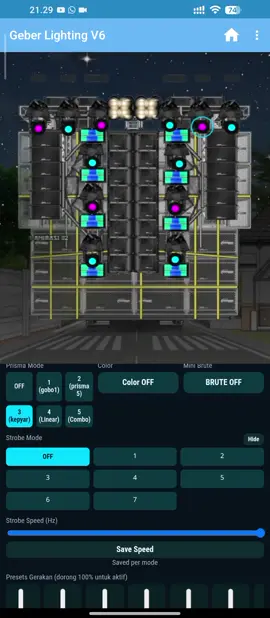 sessss#animasisoundsyistem #geberlighting #foryoupage #fyp #blizzardaudio 