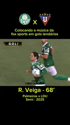 Colocando a música da fox sports em gols lendários #palmeiras #ldu #libertadores #fyp #fypp 