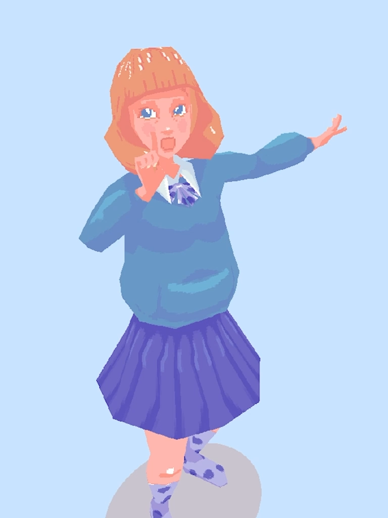 First test of Cannelle's Rig !   Dancing on Doodle by Zachz Winner, what a banger, find the original just here : https://www.youtube.com/watch?v=AtXtXhZqc4s #dances #3D #3dart #lowpoly #character #Blender #UnityEngine #Krita #doodle #doodledance