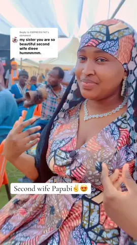 Replying to @EMPRESS FAT if e reach your turn go and marry as first wife but then Again this decision I made is the Best ✌️Proud second wife 💕😍😍🙌