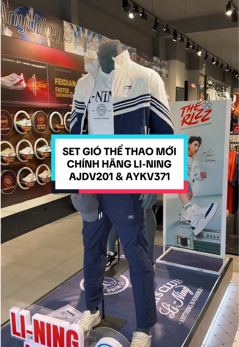 Set gió thể thao chính hãng LI-NING với thiết kế trẻ trung, năng động và kiểu dáng thoải mái cho mùa thu đông tới #lining #liningdonganh #liningbadminton #liningvietnam #badminton 
