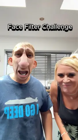 Filter challenge 🤣🤣#scareprank #jumpscare #fyp #fun #family 