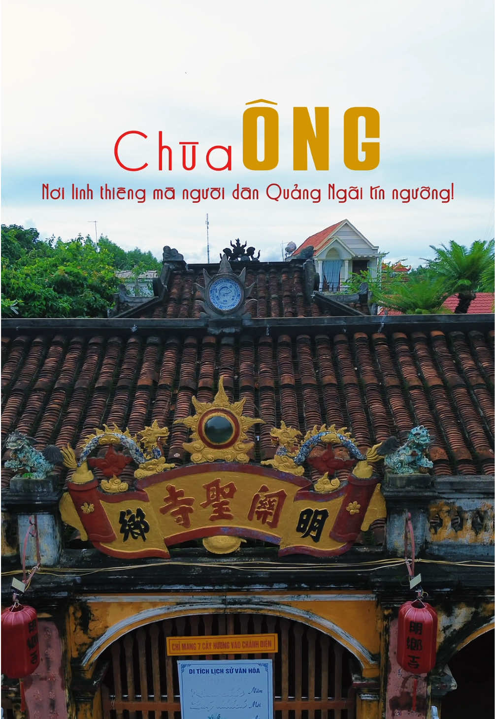 Chùa Ông, Quảng Ngãi. Nơi người dân cầu an mọi điều may mắn #chùa #quangngai #xuhuong