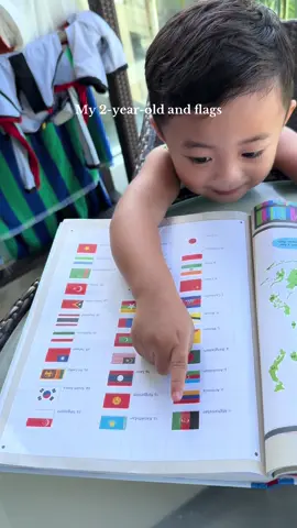 The way he was so proud to say PHILIPPINES 🥹🇵🇭 #flags #toddler #2yearold 