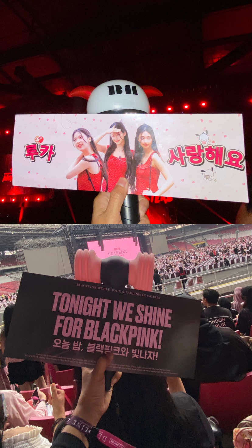 14 Juni 2025 nonton Babymonster, 2 November 2025 nonton Blackpink,,,, 👶🏻😈 dan 🖤🩷 #babymonster #blackpink #hellomonsterjakarta #deadlinejakarta2025 #fyp 