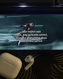 jangan begadang yaaa dan jangan lupa berdoa kayak Ling ☺️ #MLBB #quotesmlbb 