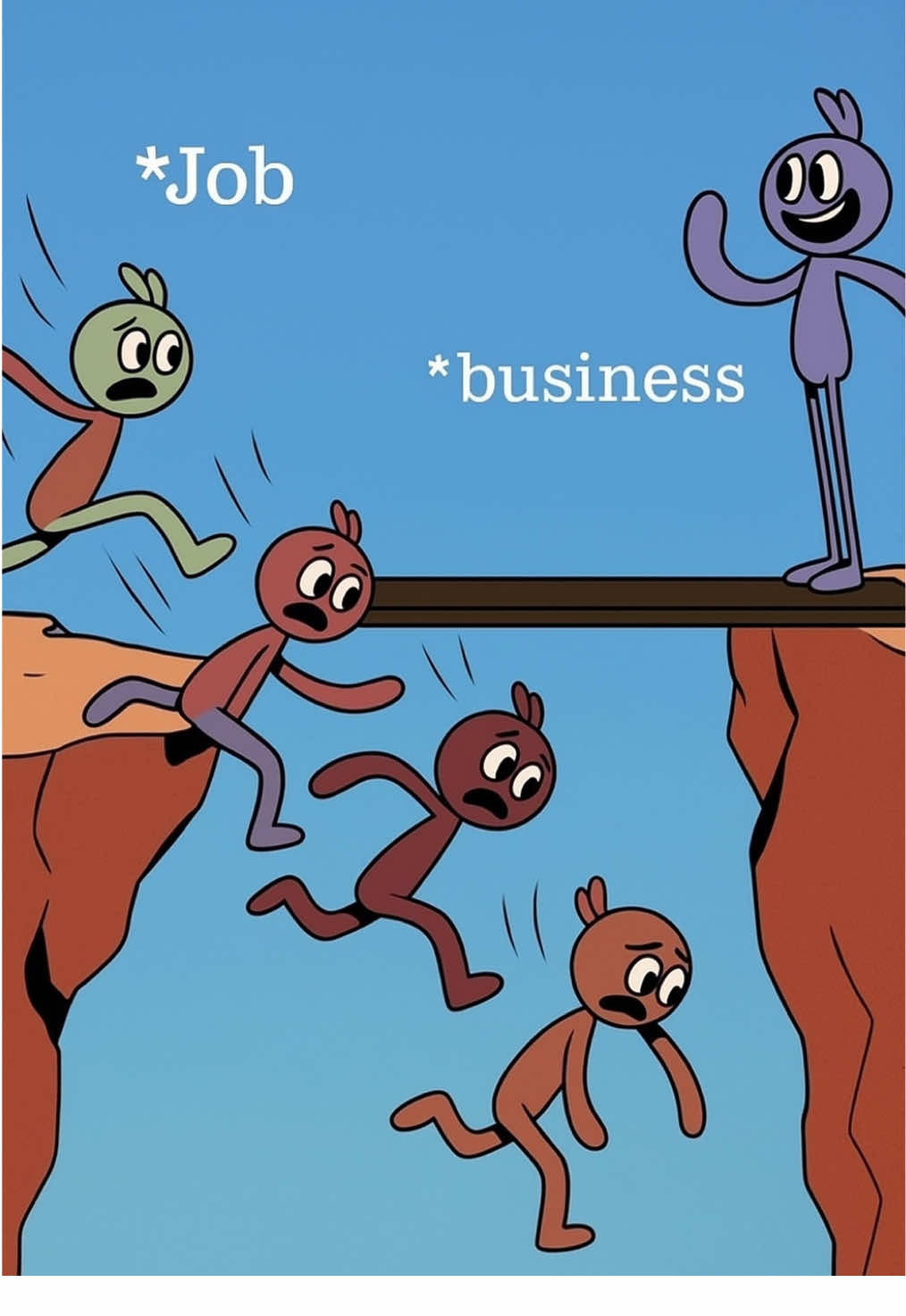 Only the Brave Cross This Bridge 🔥 #EntrepreneurMindset 