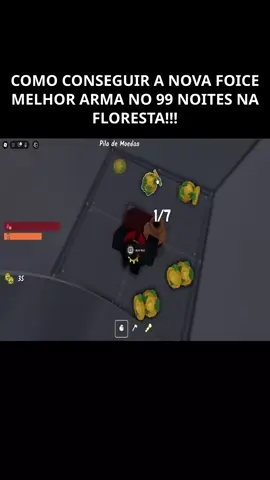 COMO CONSEGUIR A NOVA FOICE MELHOR ARMA NO 99 NOITES NA FLORESTA!!! #03
