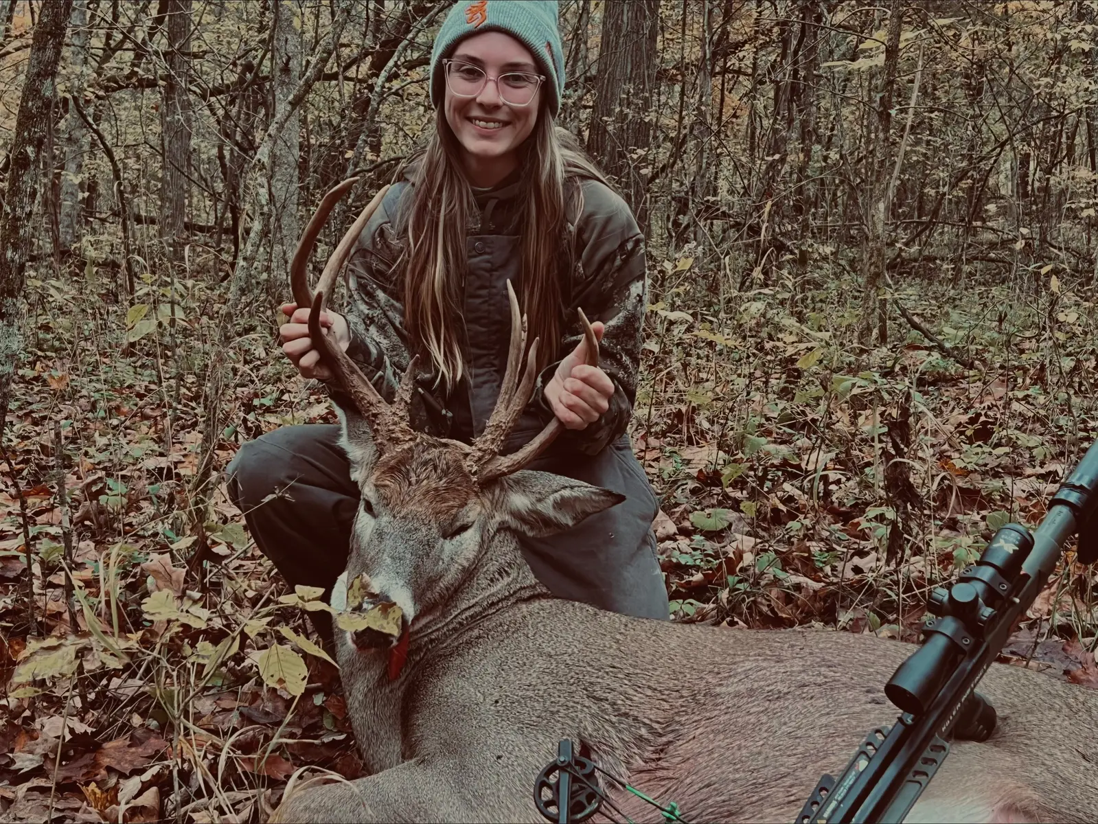 got my first 9 pointer!! super cool dude 😝