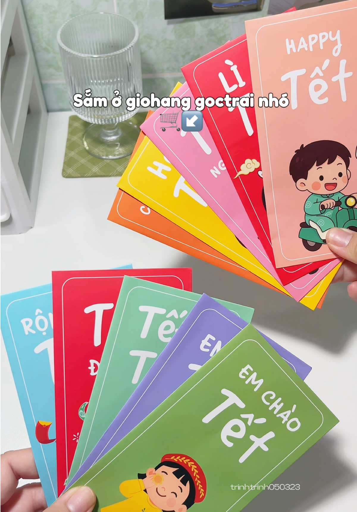 Set 1 bao lì xì chỉ hơn 10 🐠 ✨ #lixi #baolixi #tet2026 #tết #trinhtrinh050323 