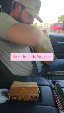 80 McDonald's Chicken nuggets!😅 and they forgot honey mustard! @McDonald’s  #mcdonalds #nuggets 