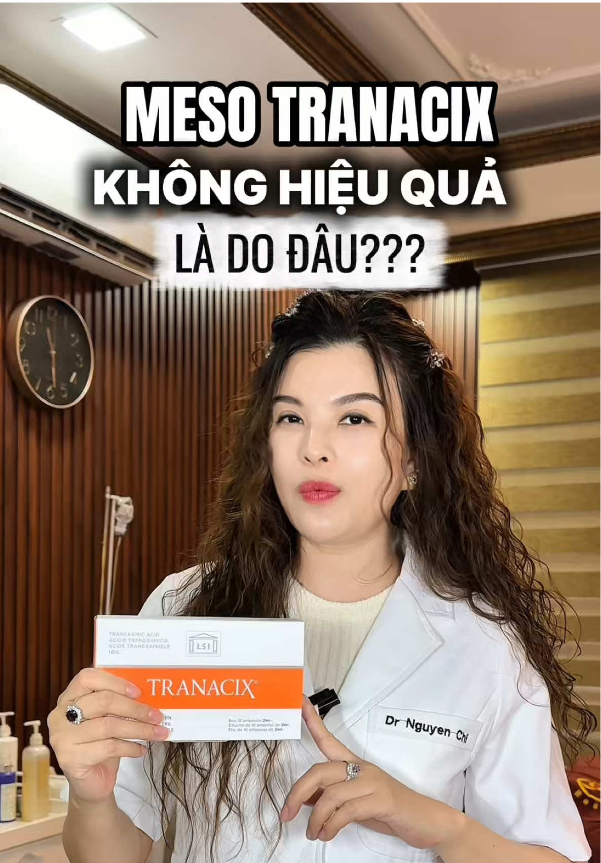 Meso Tranacix không hiệu quả là do bạn đang làm sai bước này #bacsinguyenchi #meso #tranacix 