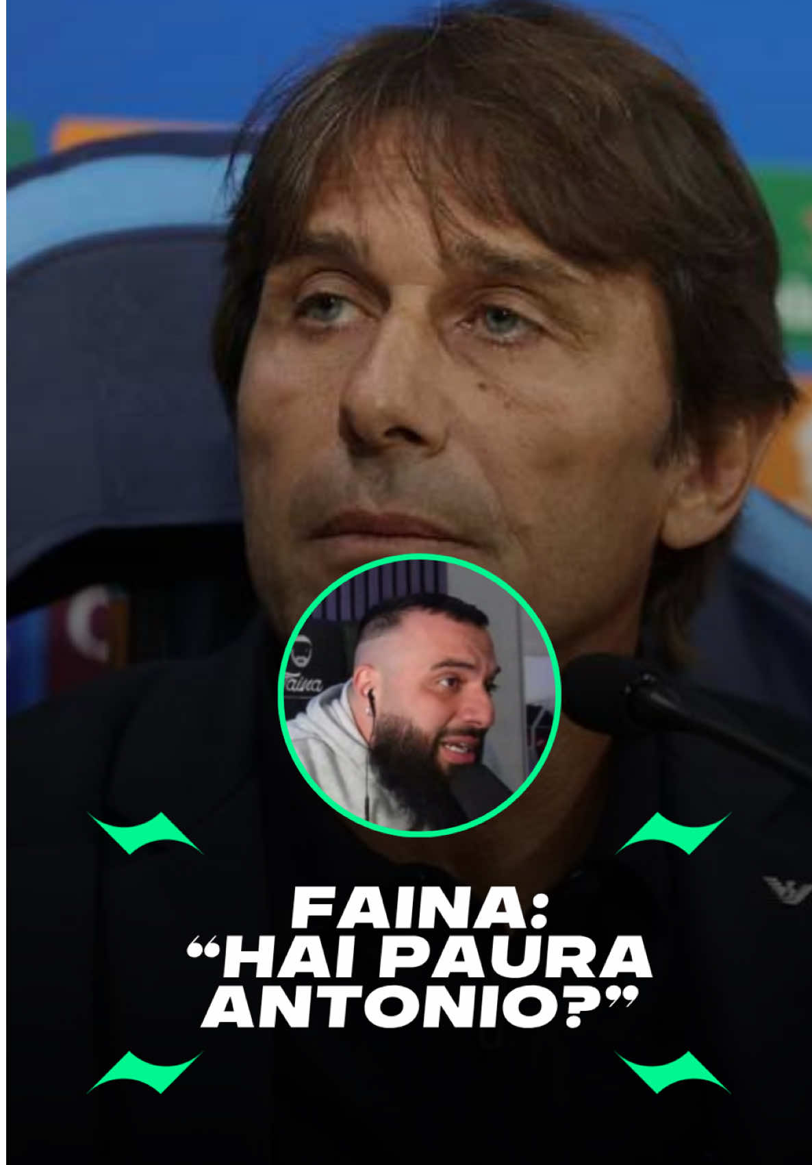Hai paura Antonio?! 🤔😱 #calcio #controcalcio #tiktokcalcio #faina #conte 