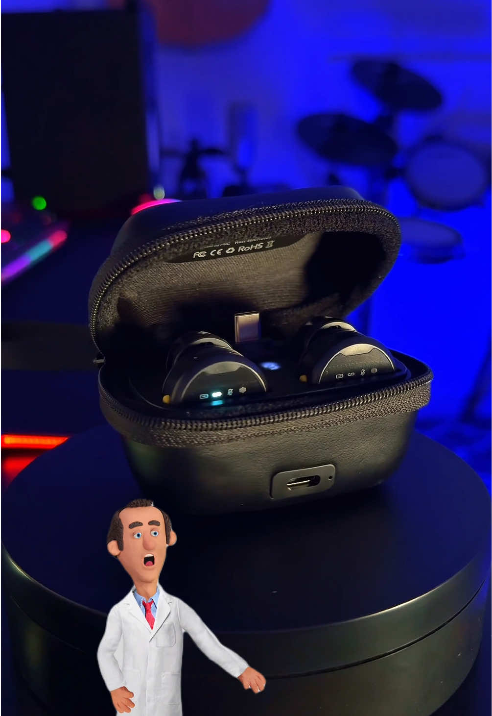 Revolucionário. Microfone Agold lapela duplo, qualidade e praticidade. 