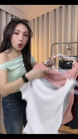 #เสื้อปาดไหล่ #เสื้อไหล่เฉียง #เสื้อปาดไหล่น่ารักๆ #รีวิวบิ้วตี้ #tiktokshop 