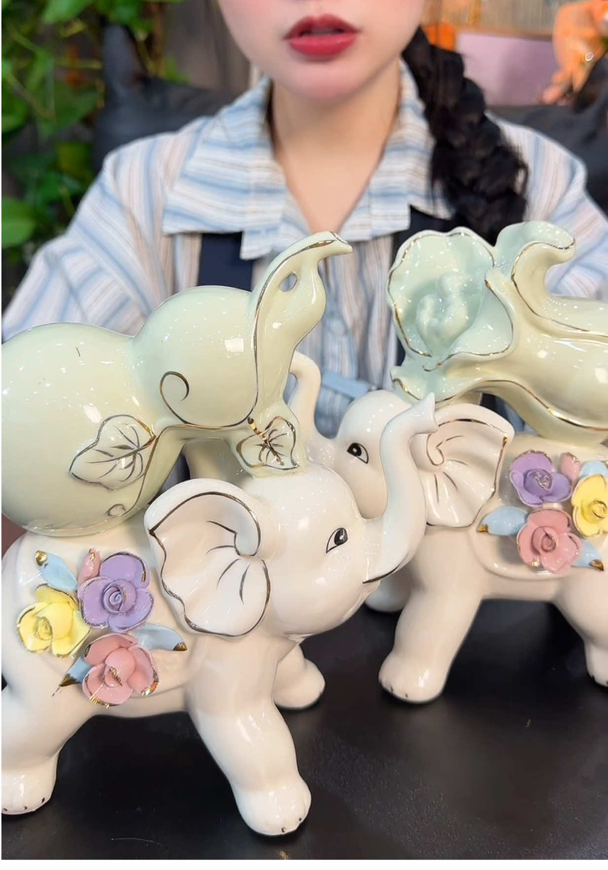 Tượng voi bắp cải phong thủy decor #tuongphongthuy #tuongtrangtri #tuongdecor #xuhuong 