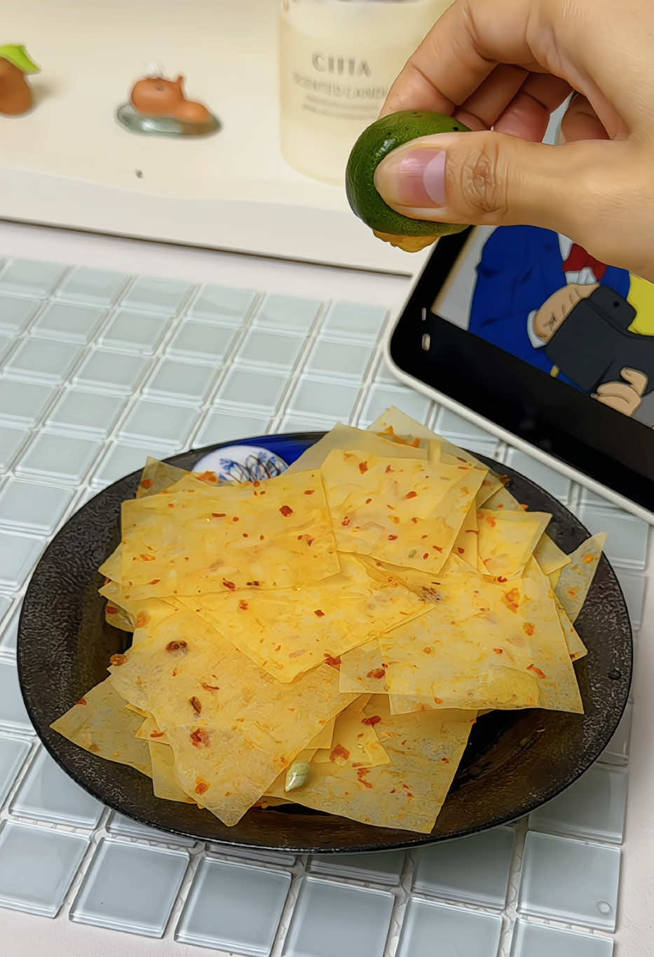 Bánh tráng bò tỏi chua cay duybest có ngon thiệt khum? #banhtrangbotoichuacay #banhtrangbotoi #anvat #andem #xuhuong 