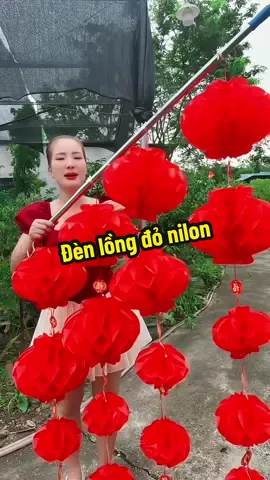 Đèn lồng đỏ nilon trang trí siêu đẹp#giadungtienich #hanglinhxinhxinh #denlongnilon 