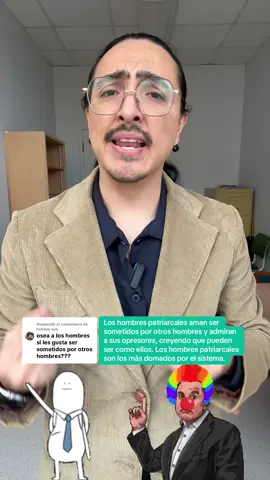 Respuesta a @hellstar.sua Los hombres patriarcales aman ser sometidos por sus opresores. #nuevasmasculinidades #machosfera #patriarcado #SistemasDeOpresion #ultraderecha 
