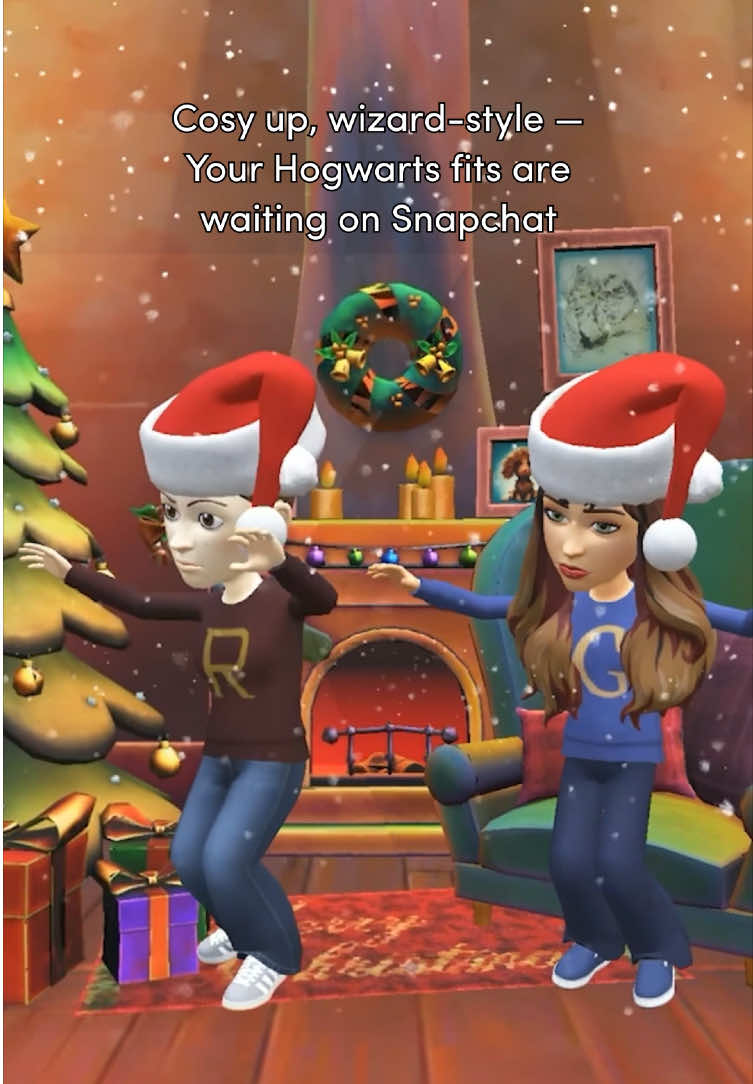 You legally have to dance when you wear these, I don't make the rules 🤷 Get yours at the Bitmoji Fashion Marketplace on @snapchat and share your look in the comments! #HarryPotterxBitmoji