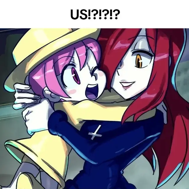 US?!?! :3 (eu sei que ficou horrível-;) ib :: 💔?? #foryou #fyp #skullgirls  #viral #amizade 