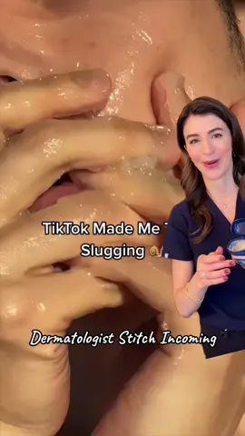 Dermatologist tips for slugging. #slugging #viralskincare #dryskintips 