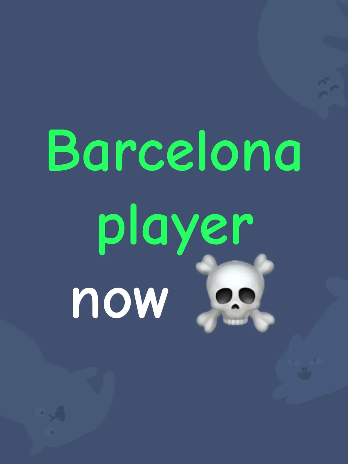🔥☠️ Barcelona is getting ready for a CRAZY summer transfer window! ☠️🔥 Everyone’s talking, the media’s on fire, and the fans are waiting for one thing… who will lead the attack at Camp Nou after Lewandowski’s era ends? 👀 And the list of names is absolutely insane: ⚡ Victor Osimhen (26 years old) — The African beast who shows no mercy in front of goal! Coming from Galatasaray after a record-breaking season, Osimhen brings power, speed, and a killer mentality. When he steps on the pitch, defenders panic and the net starts shaking! 🔥 🎯 Julián Álvarez (25 years old) — The unstoppable Argentine machine. After a monster season at Atlético, it’s clear he’s got that Messi DNA flowing through his veins. Pressing, passing, movement — he does it all. Imagine Álvarez playing next to Lamine Yamal and Pedri… pure chaos in Camp Nou! 🔮 🧠 Banichelli (23 years old) — The French talent from Strasbourg, a mix of elegance and precision. Calm, smart, and deadly in front of goal. If Barça wants to build a long-term project, Banichelli could be the perfect investment. 🎩 🦁 And finally, Harry Kane (32 years old) — The English sniper from Bayern Munich. Experience, leadership, and ice-cold finishing. Age might not be on his side, but his intelligence and control make him a safe bet for at least one golden season before the next generation takes over. ⚽🔥 Now the big question is: Will Barça choose Osimhen’s power and speed? 💣 Or Álvarez’s Argentine flair and vision? 🇦🇷 Maybe Banichelli’s calm, elegant style? 🇫🇷 Or Kane’s lethal experience? 🧨 The Camp Nou is waiting for the answer… Barcelona needs a striker who can terrify Europe again — someone to lead this new generation with Yamal, Pedri, and Gavi. Someone who’ll bring back the fire, the fear, and the roar from the stands: 💥 “VISCA EL BARÇA!” 💥 So tell us… who should lead the line for Barcelona? ⚔️ Osimhen? Álvarez? Kane? Banichelli? The choice is yours, the future belongs to the Blaugrana! 💙❤️☠️ #barcelona #player #now #today #footballtiktok 