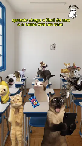 Fim de ano na escola 🤣✍️