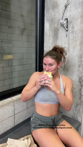In diving, feeling heavy is a no-go. The Ham & Turkey Stacker from @Subway Fresh Fit menu keeps me fueled with 20g of protein. #subwaypartner #freshfit Fresh Fit® subs and nutrition facts refer to 6” subs on multigrain bread!